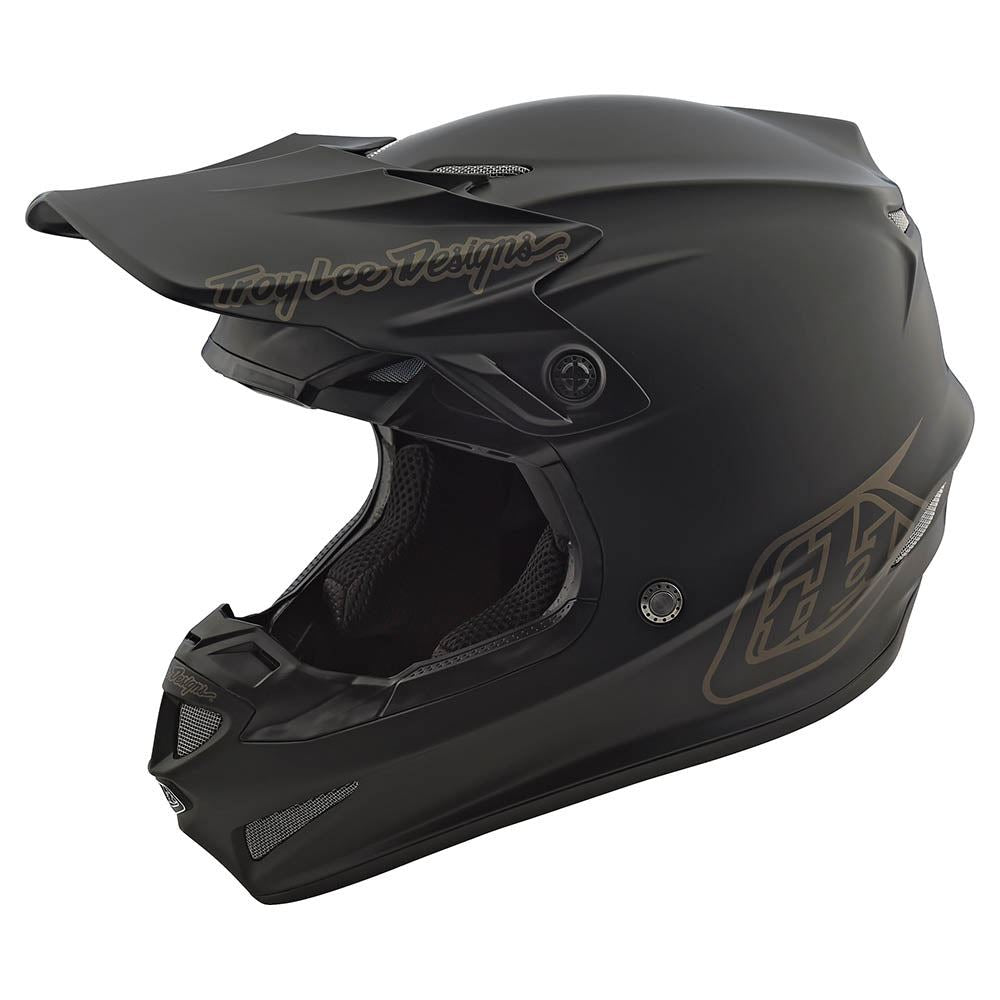 Troy Lee Designs 2025 Youth GP Helmet Mono Black